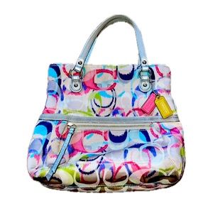 vintage y2k colorful Coach shoulder bag